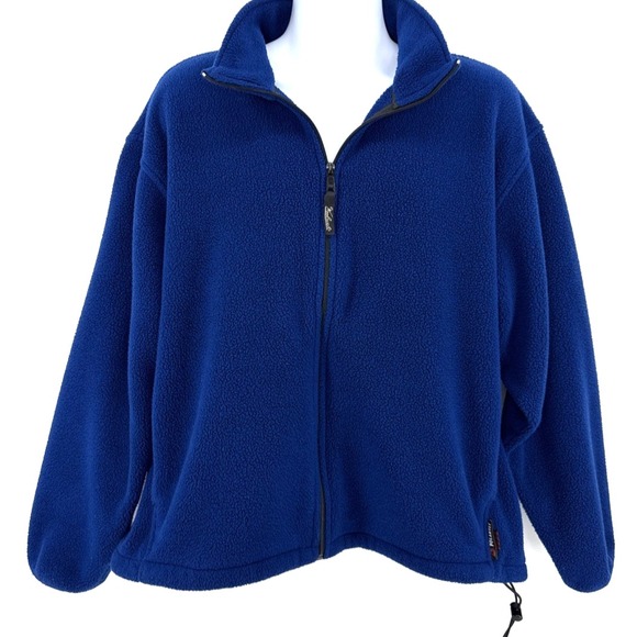 Woolrich Fleece Jacket Men's XL Royal Blue Full Zip Polartec Outdoor - Picture 3 of 11